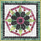 GREEN FLOWER mosaic kit (marble - direct technique)