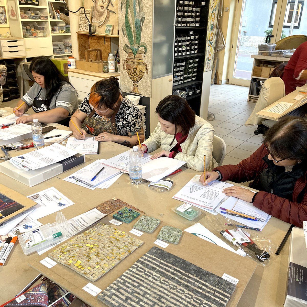 Cours collectif de micromosaïque romaine