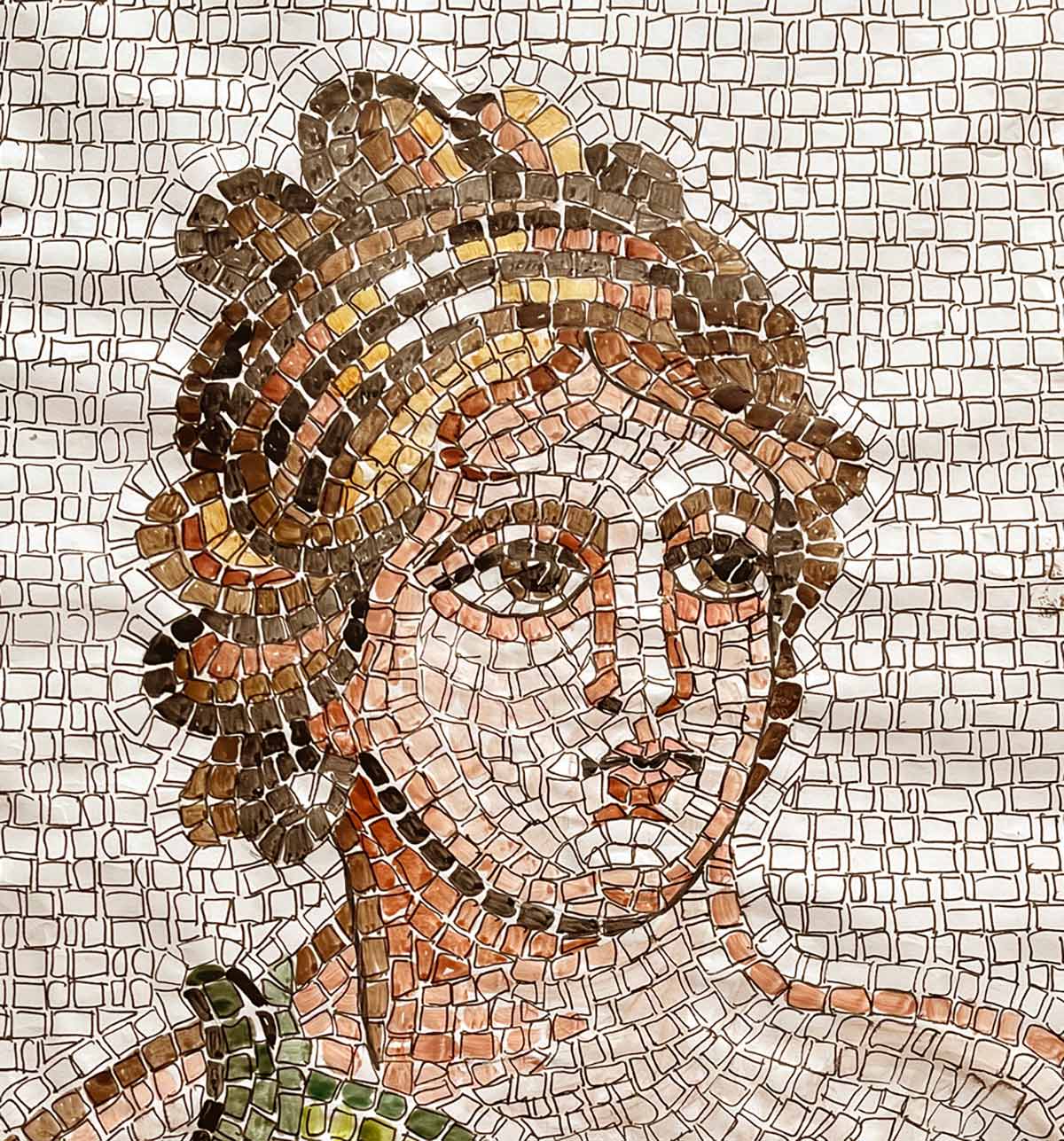 Parthenope mosaic kit (indirect technique)