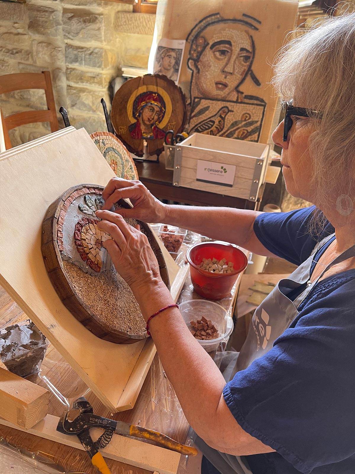 Professional Individual Mosaic Course in Italy (Umbria)
