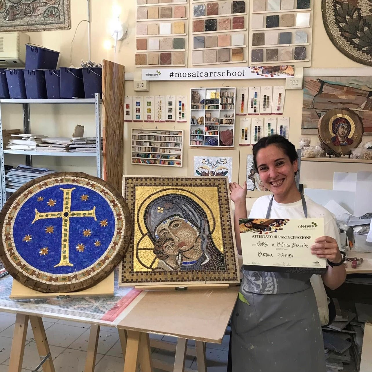 Corso avanzato individuale di mosaico Bizantino (in Umbria)