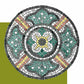 Kit de mosaico FLORES ENREJADAS (mármol - técnica directa)