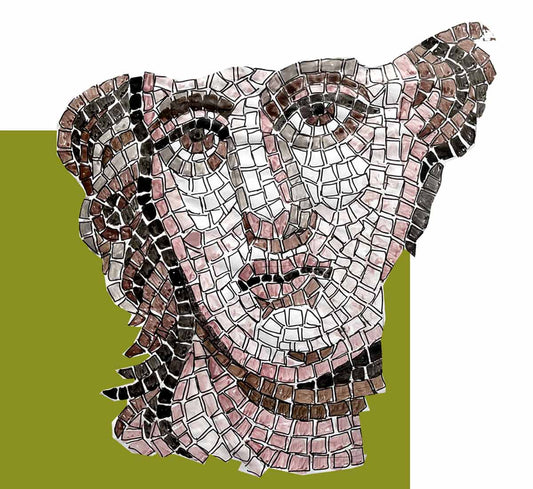 MOSAIC FRAGMENT mosaic kit (marble - direct technique)
