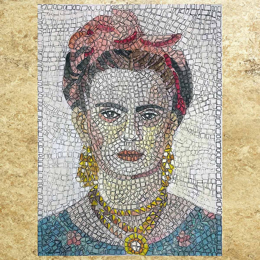 Mosaic kit PORTRAIT FRIDA KHALO (marble - indirect technique)