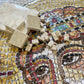 Mosaic kit FIGHT WITH LIONS (marble - indirect technique)